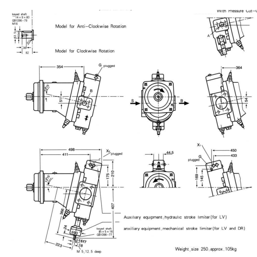 軸向柱塞彎軸設計變數排量幫浦 A7V .png