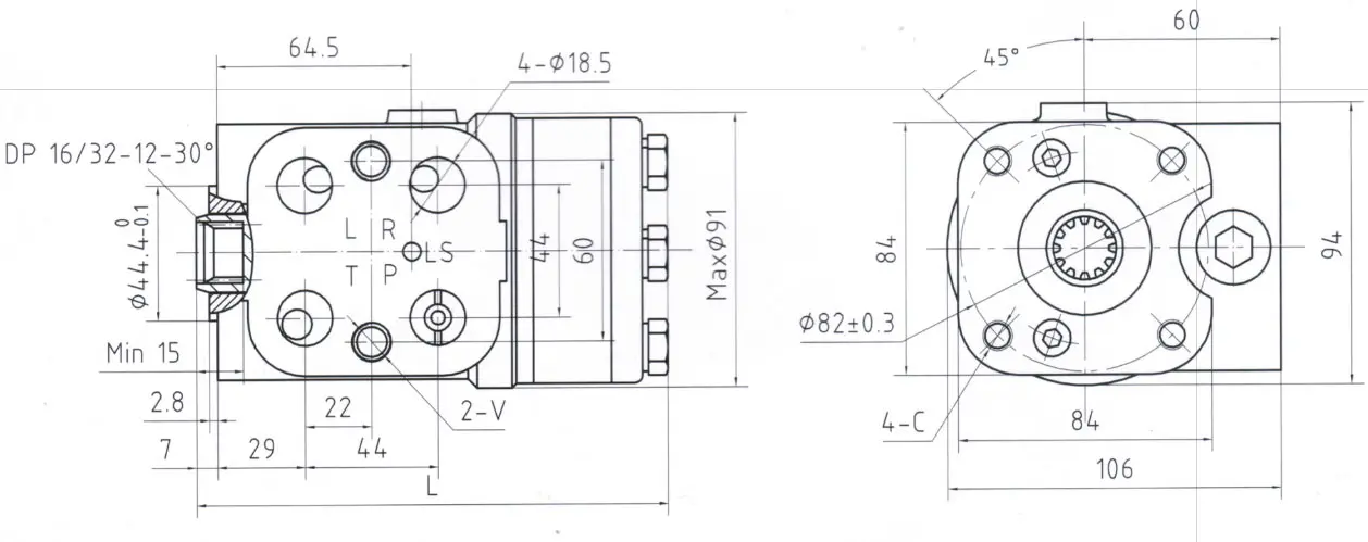 Unité de direction hydraulique série 101S/OSPC 2