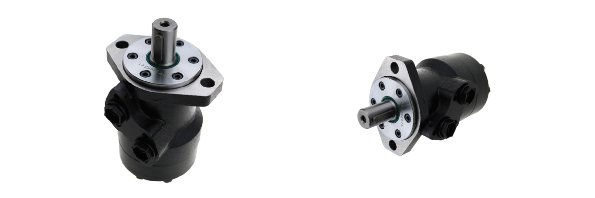 Moteur orbital hydraulique série OMR, arbre Ø 25 mm et orifice d'huile G1/2 pour Danfoss 2