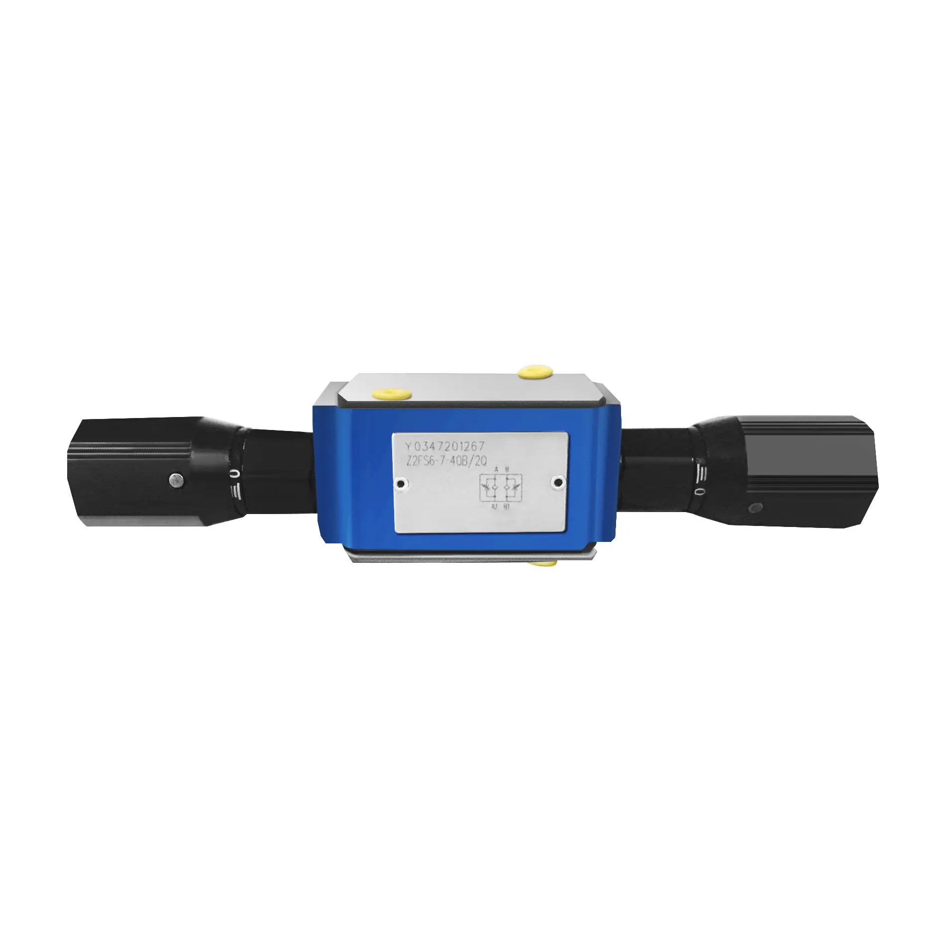 Supapă de sens invers cu dublă clapetă de accelerație seria Z2FS, supapă hidraulică de debit pentru Rexroth 1